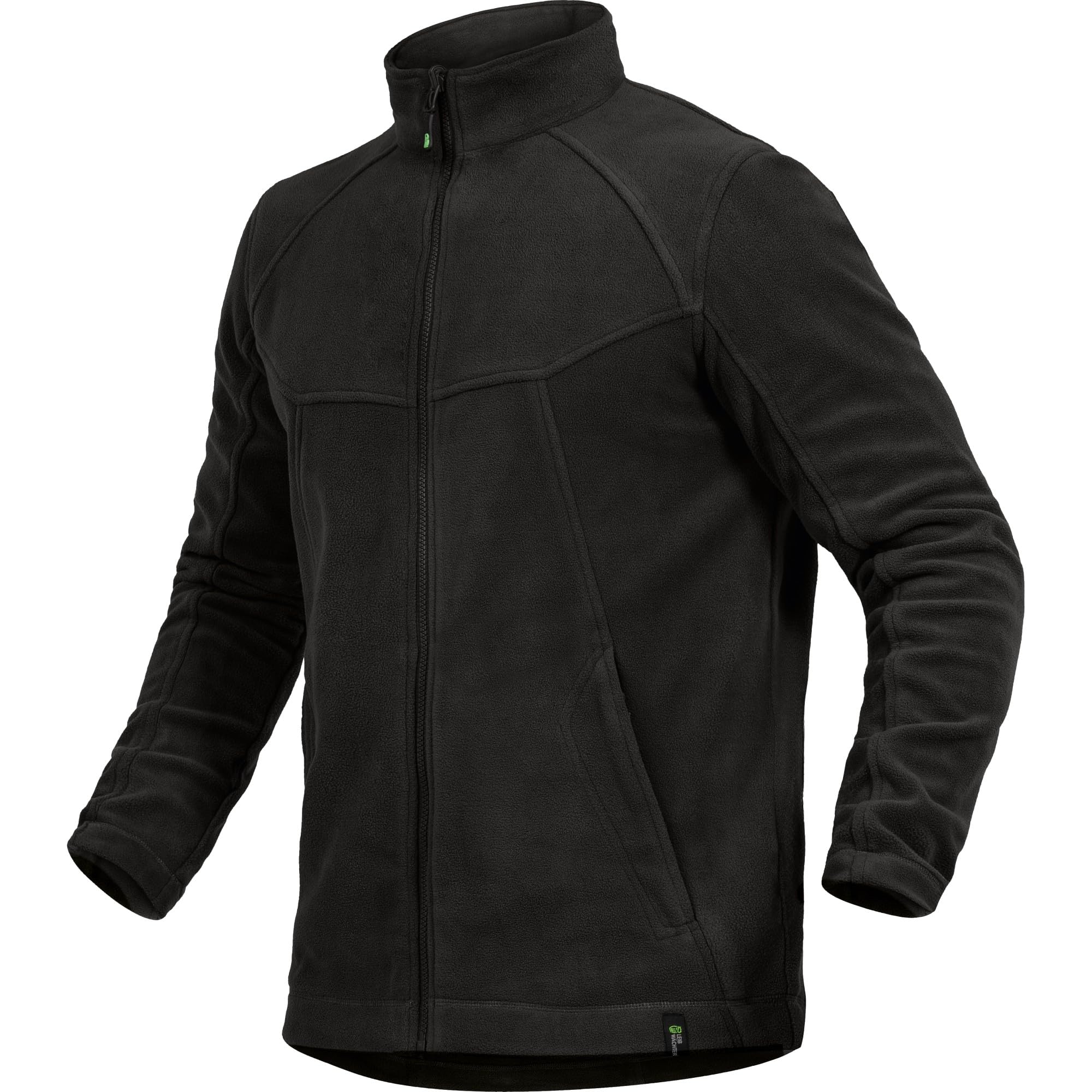Leibwächter Casual Line Fleece Jacke Herren & Damen, Outdoor Fleecejacke warm mit Stehkragen, Arbeitsjacke mit Reißverschluss, Funktionsjacke mit verlängertem Rücken