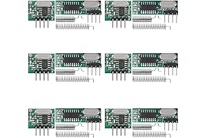 6Sets 433mhz Wireless RF Transmitter and Receiver with Antenna
