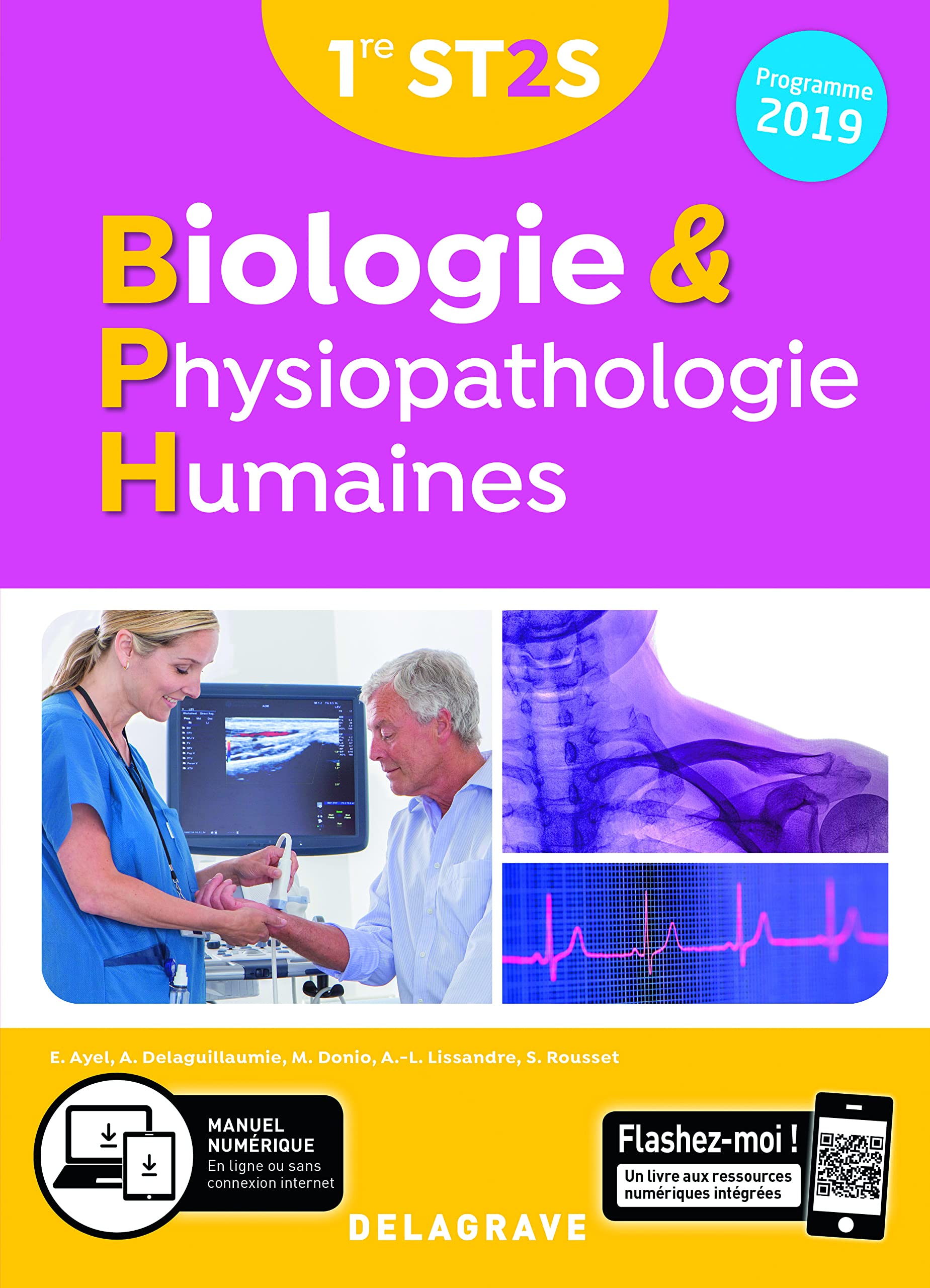 Biologie et physiopathologie humaines 1re ST2S (2019) - Manuel élève
