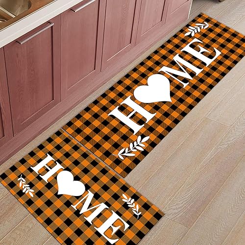 Miniatura 65 de Alfombras de cocina de Navidad absorbentes antideslizantes para piso, árbol de Navidad, muñeco de nieve y copo de nieve, alfombras y tapetes