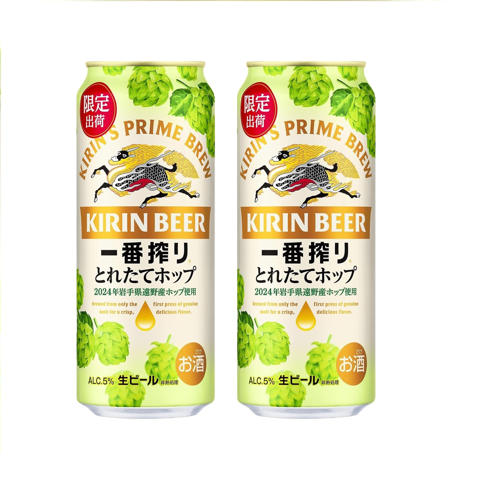 2ケースセット キリン 一番搾り生ビール 500ml×48本 キリンビール ビール｜キリン 一番搾り 生ビール 500ml 缶 24本×2ケース（48本）