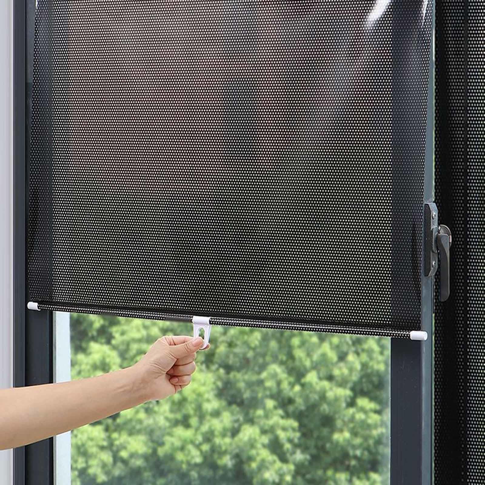 Persiana Enrollable Con Ventosa - Opaca, Sin Taladros, Protección UV 85%, Varios Tamaños