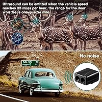 Vista 6 de Frienda 8 piezas de silbato de ciervo evita colisiones, silbatos de ciervo para dispositivos de advertencia de automóviles, alerta de animales