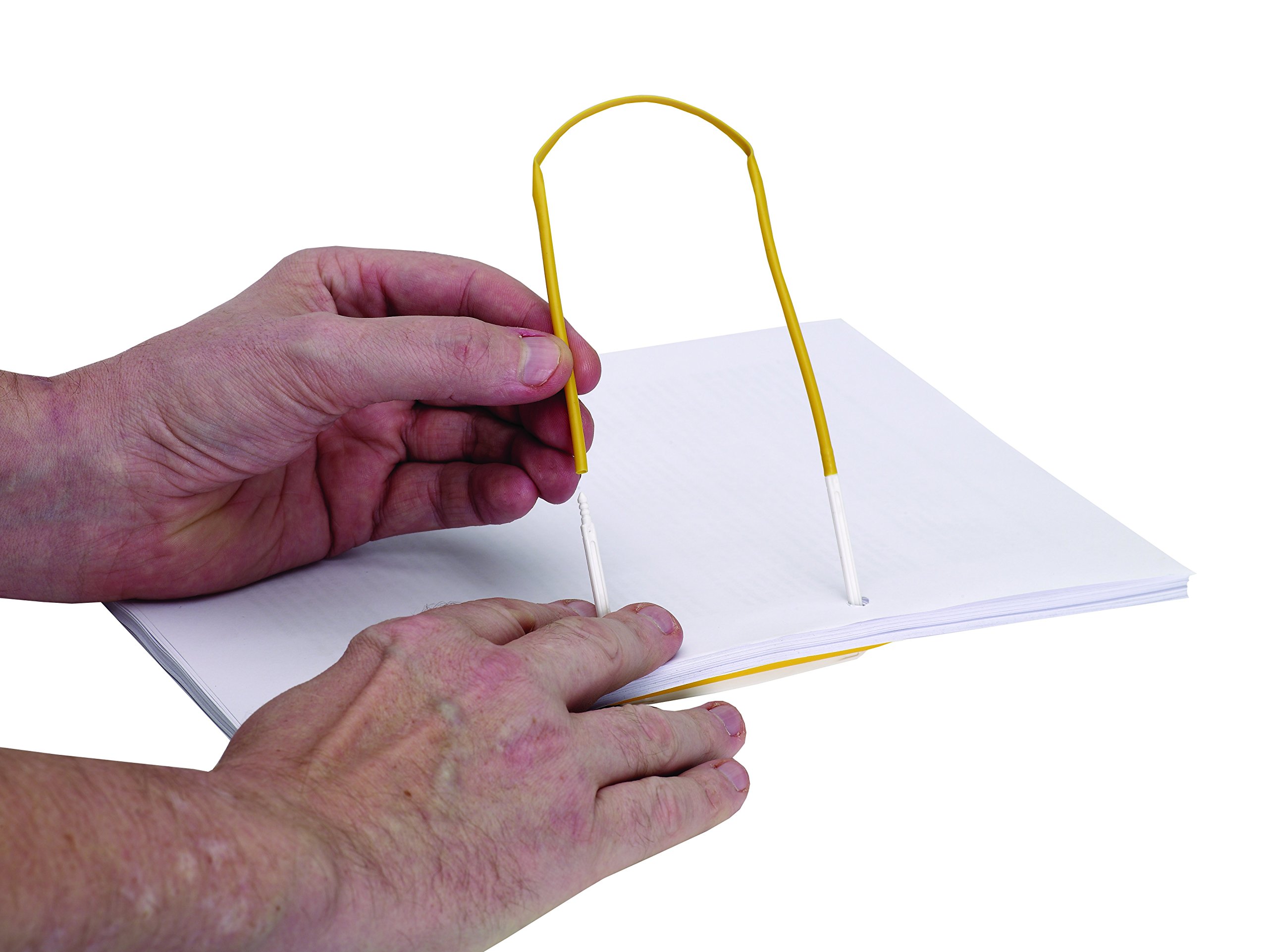Image secondaire de Fellowes 1189101 Lot de 100 Clips Tube pour archives Bankers Box 9,7 cm Jaune/Blanc