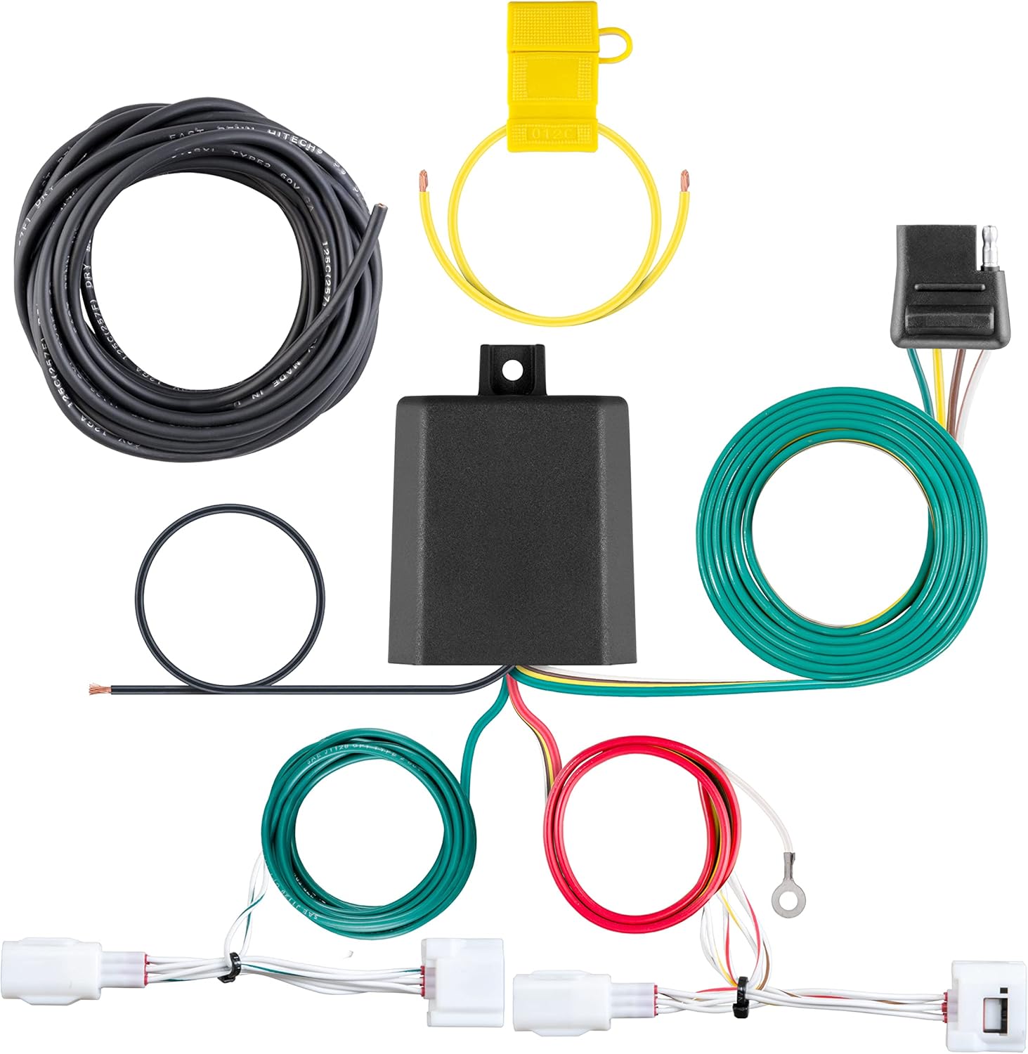 CURT 56435 Vehicle-Side Custom 4-Pin Trailer Wiring Harness, Fits Select Mazda 3