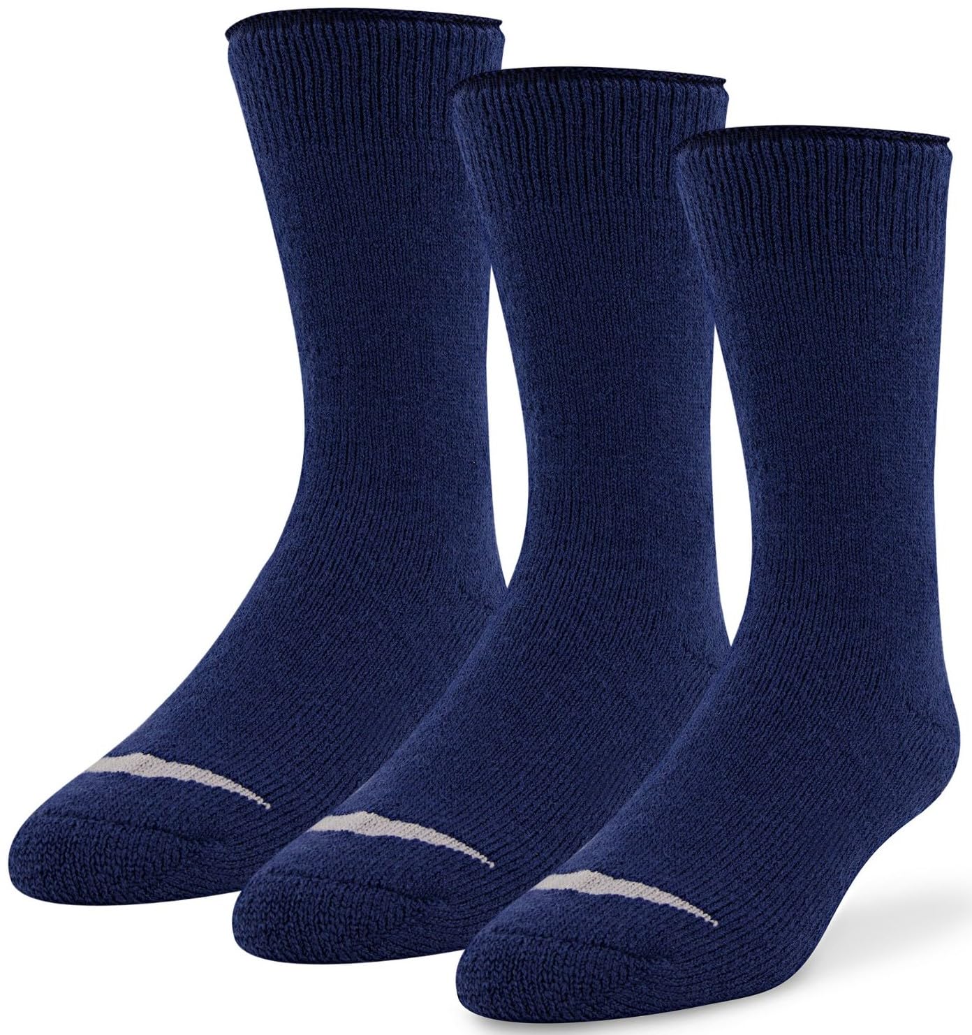 J.B. FIELDS - J.B. ICELANDIC 3 PAIR -30 BELOW EXTREME COLD WINTER SOCKS Denim Large (Men's 7-11/Women's 7-11)