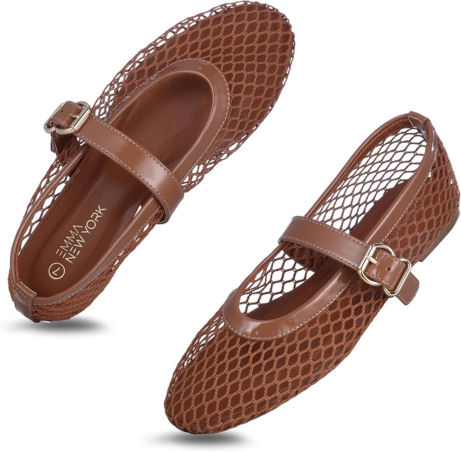 Amazon.com: EMMA NEW YORK Women's Mesh Ballet Flats – Fishnet Mary