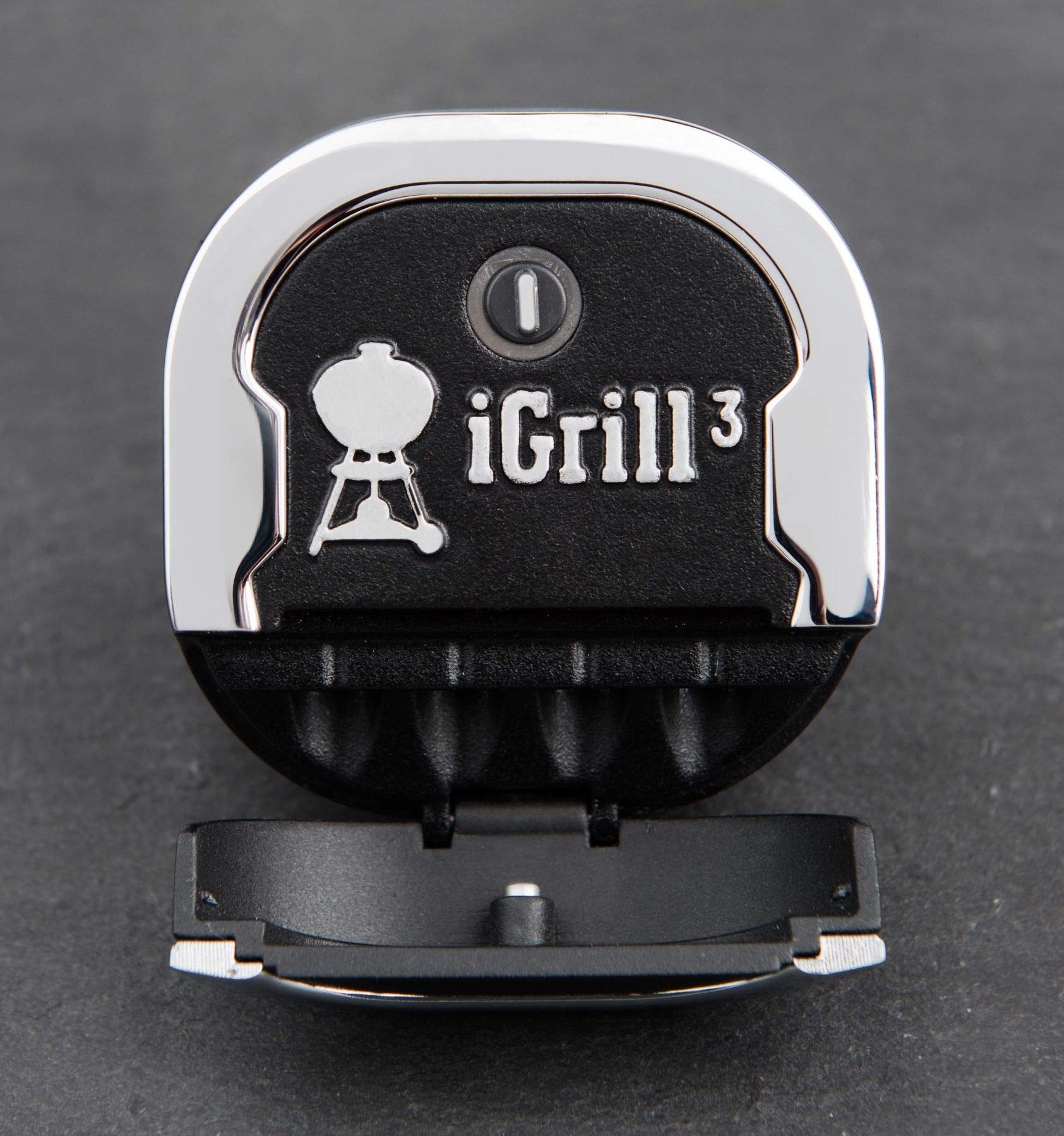 Weber iGrill 3, termómetro inteligente con sonda Bluetooth incluida, para serie Genesis II (y - LX) & Spirit II, control a través de la aplicación para smartphone - Plata (7205)