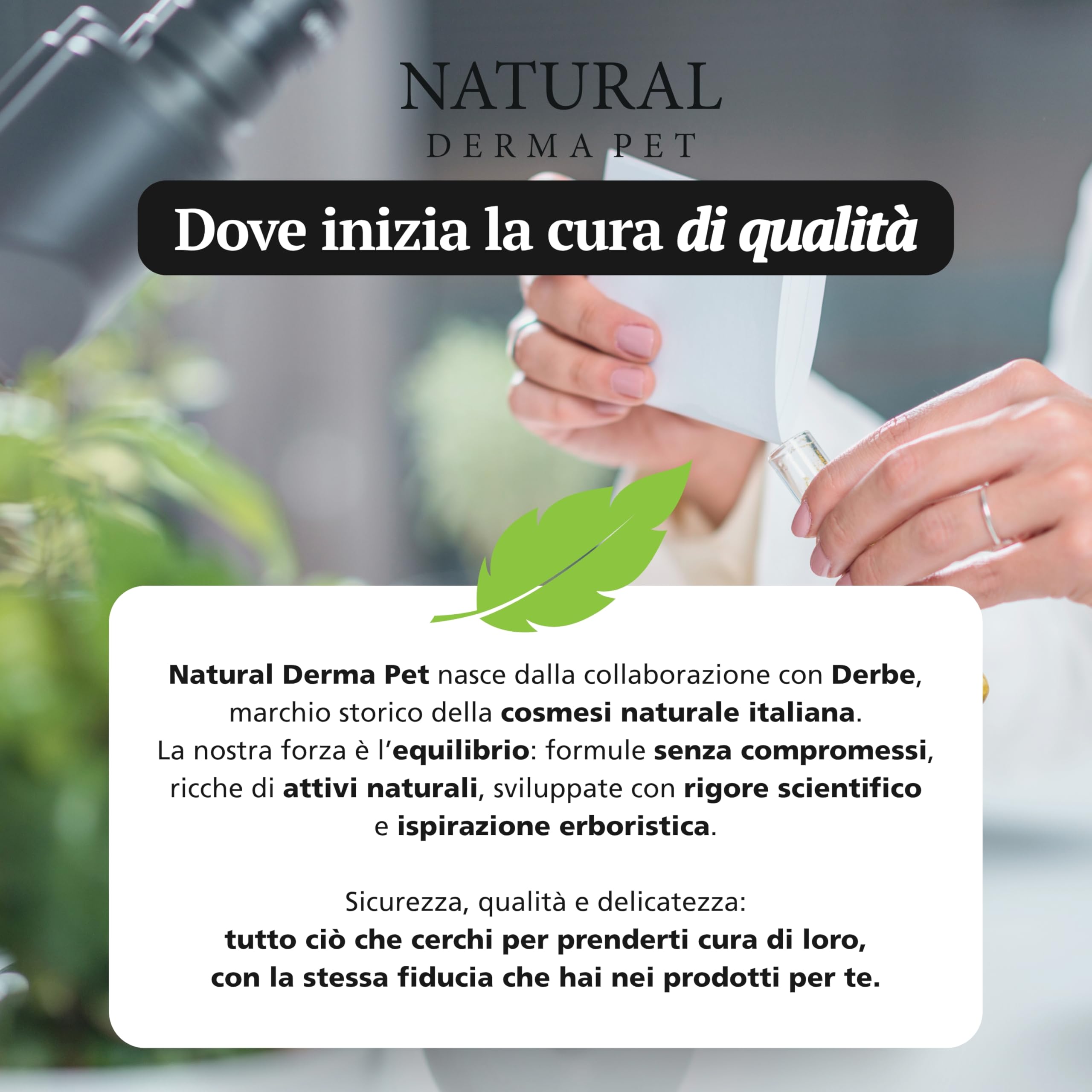Natural Derma Pet Shampoo e Balsamo per Cani 2 in 1 – Deterge e Districa in modo Facile e Veloce, per un Pelo Pulito, Morbido e Profumato – 200 ml – Made in Italy - 100% Vegan