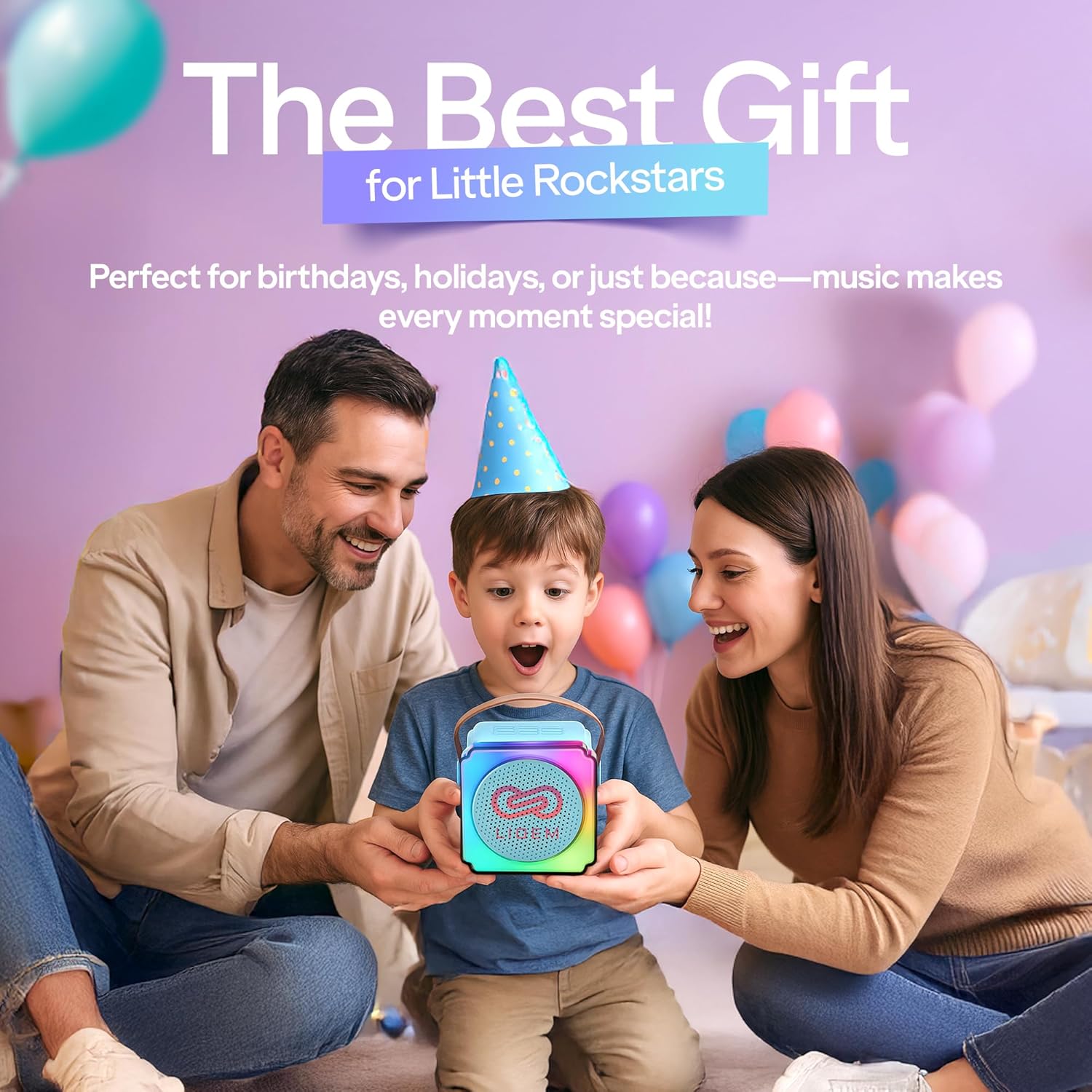 Karaoke Machine for Kids (1, Blue) - Image 7