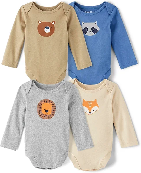 The Children's Place Baby Short Sleeve 100% Cotton Bodysuits