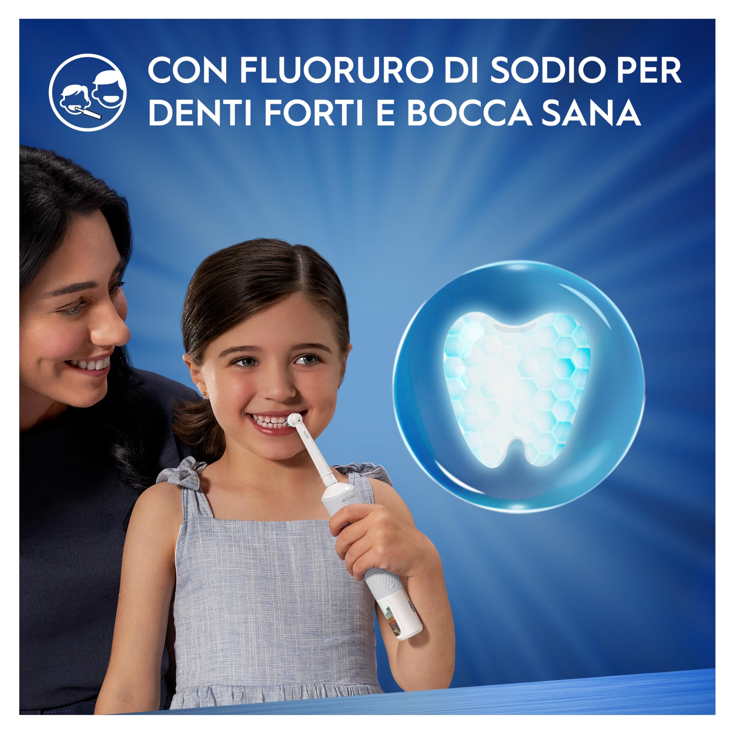Oral-B Dentifricio Pro Kids 12x50ml, Dentifricio per Bambini da 0 ai 6 anni, Formato Convenienza Denti Forti, Gusto Delicato, Pulizia Denti Efficace