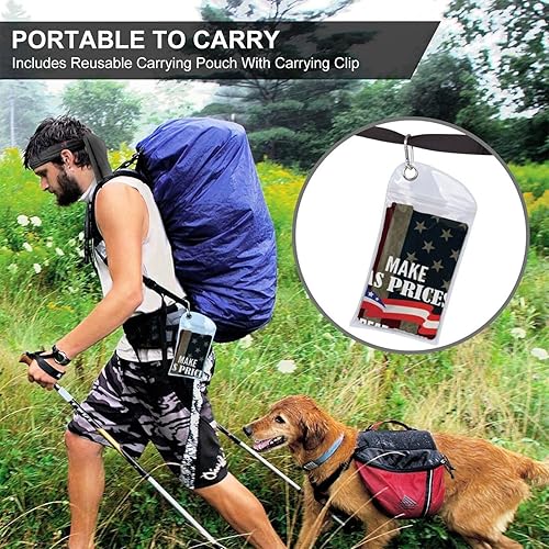 Miniatura 7 de America Make Gas Prices Great Cheap Again Toalla de playa de secado rápido, ligera y portátil para el verano