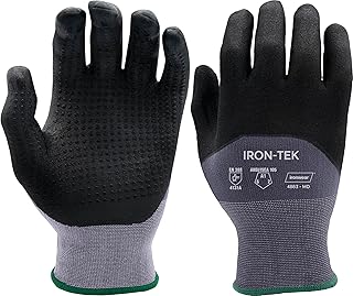 Ironwear 4863 Strong Grip Cut Resistant Glove A4 | High Dexterity & Sensitivity | Breathable Coating | Dozen