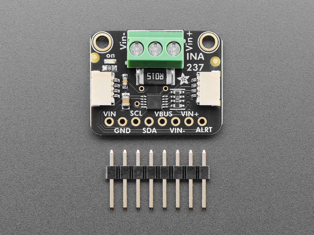 Adafruit INA237 85V 10A 16-bit DC Strom-, Spannungs- und Leistungs-Monitoring, STEMMA QT, 6340