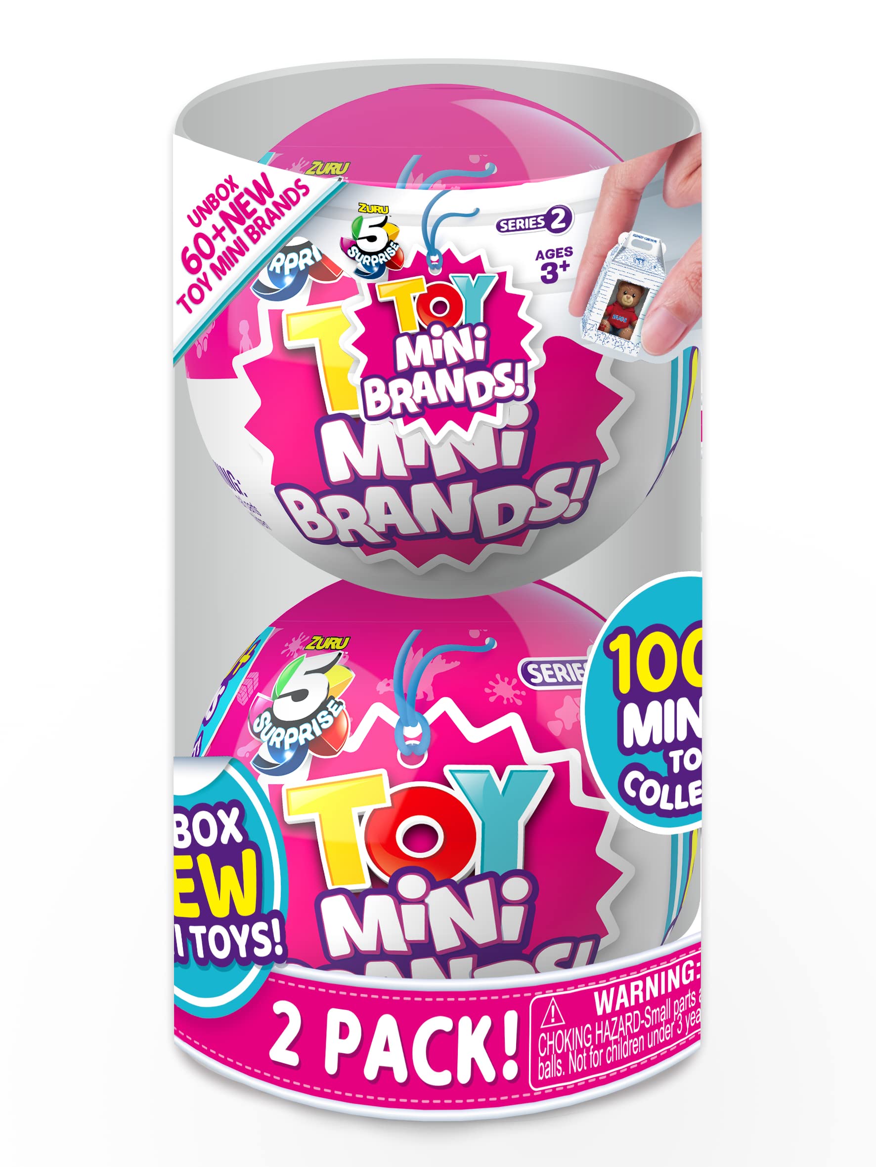 Buy 5 Surprise Toy Mini Brands Series 2 Capsule Collectible Toy (2 Pack