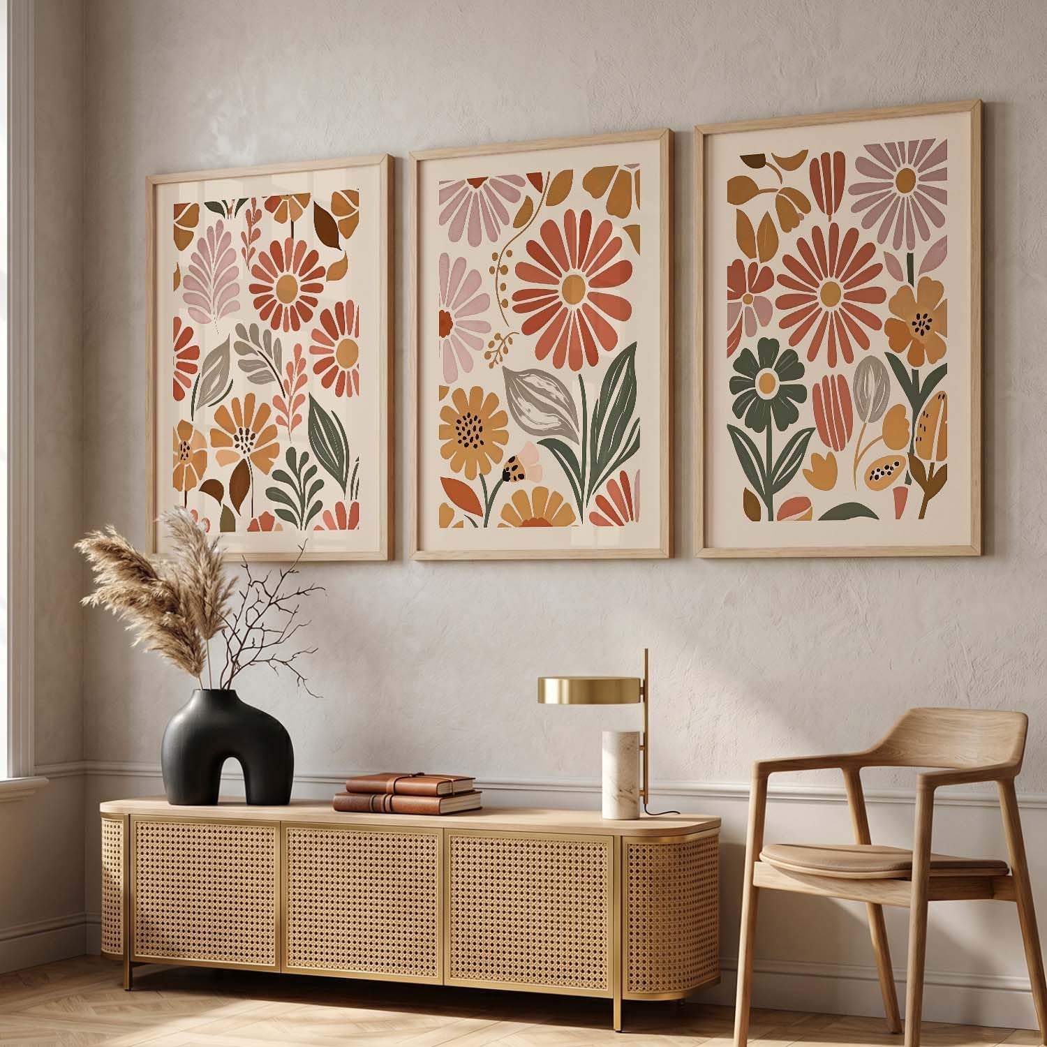 Minimalist Boho Wall Art - Set of 3 Prints -31 Minimalist Boho Wall Art - Set of 3 Prints -31