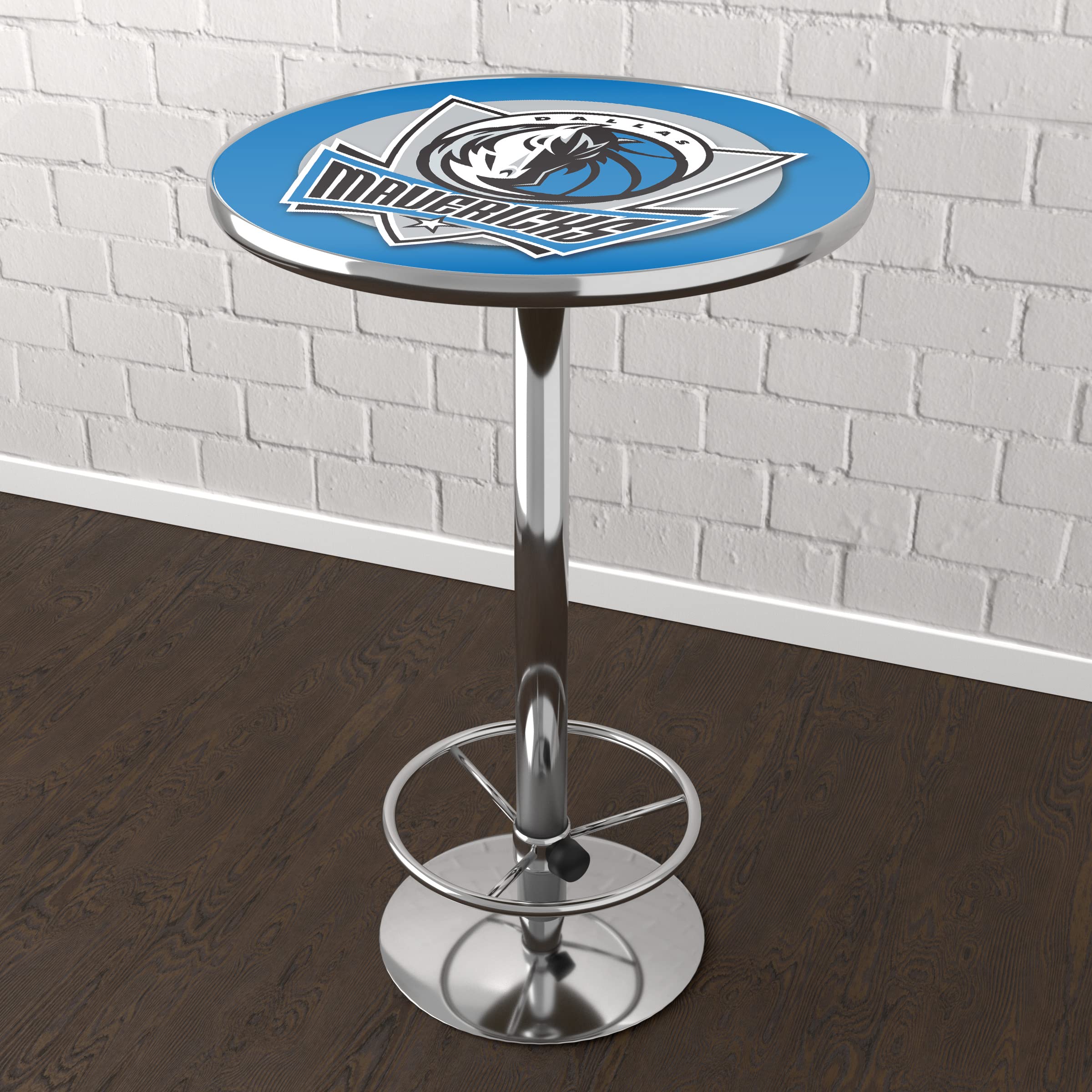 Amazon.com: Bar Table - Dallas Mavericks Logo Bar Height Table