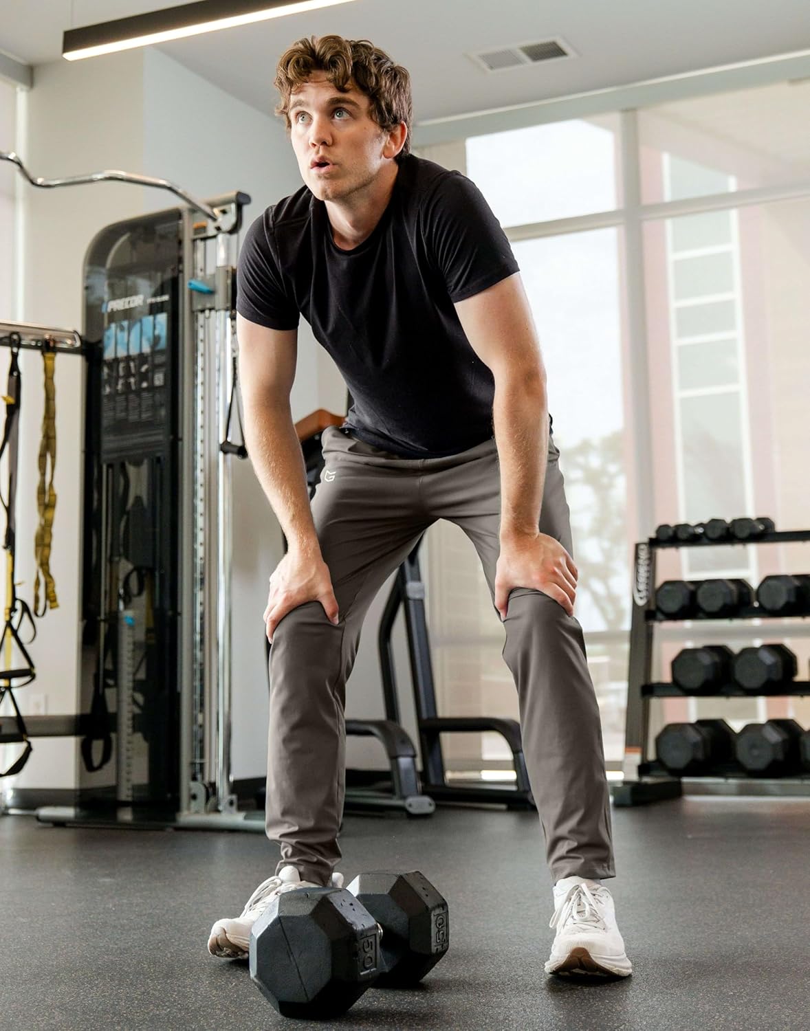 G Gradual Men's Sweatpants with Pockets Lightweight Workout Athletic Track Pants Stretch Gym Running Jogging Joggers for Men - Image 3