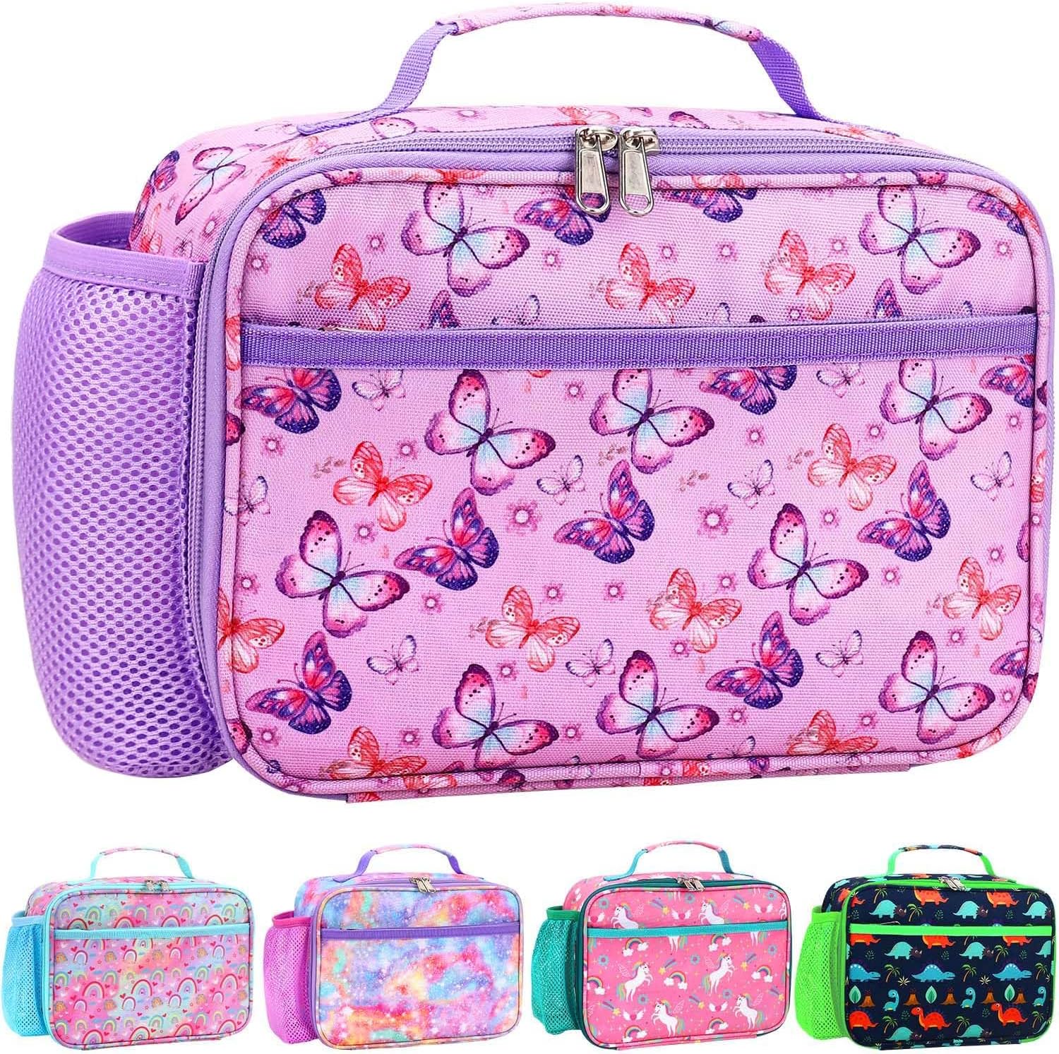 RHCPFOVR Kids Lunch Bag - Insulated Lunch Box for Boys Girls,Washable Lunch Bag and Reusable Toddler Leak-proof Lunchbox for School and Daycare