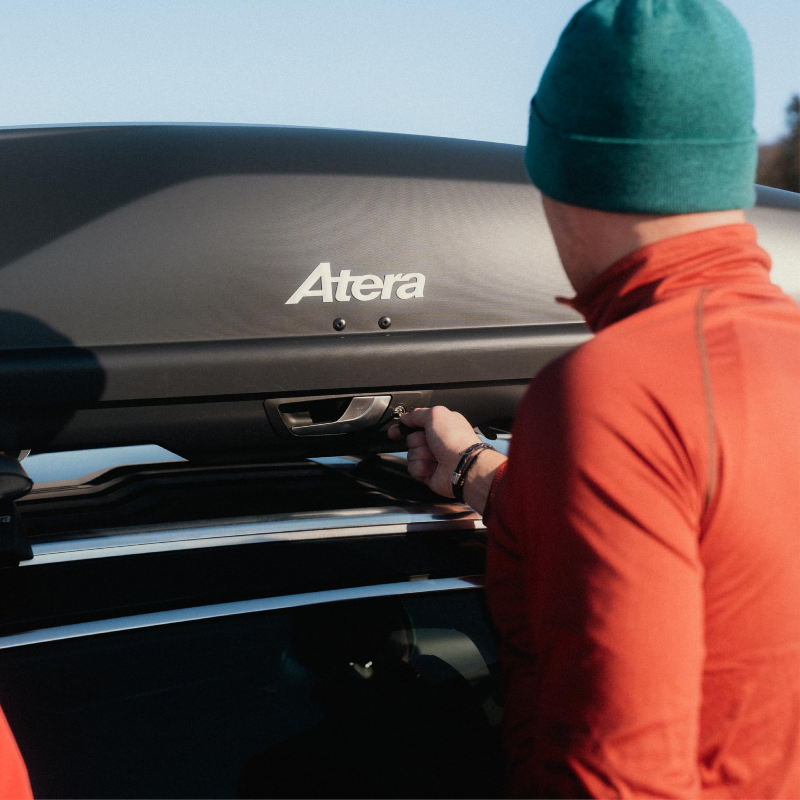 ATERA Dachbox 420 Liter Dachkoffer Autokoffer schwarz