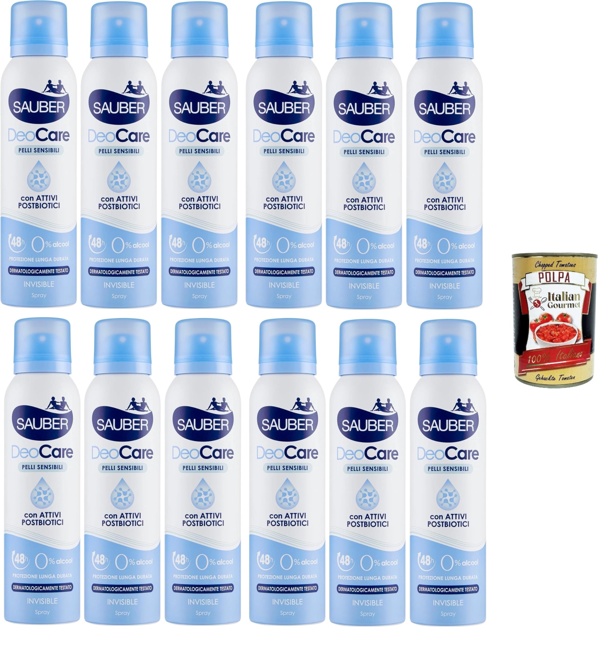 Italian Gourmet Deocare Deodorante Spray empfindliche Haut mild 12 x 150ml