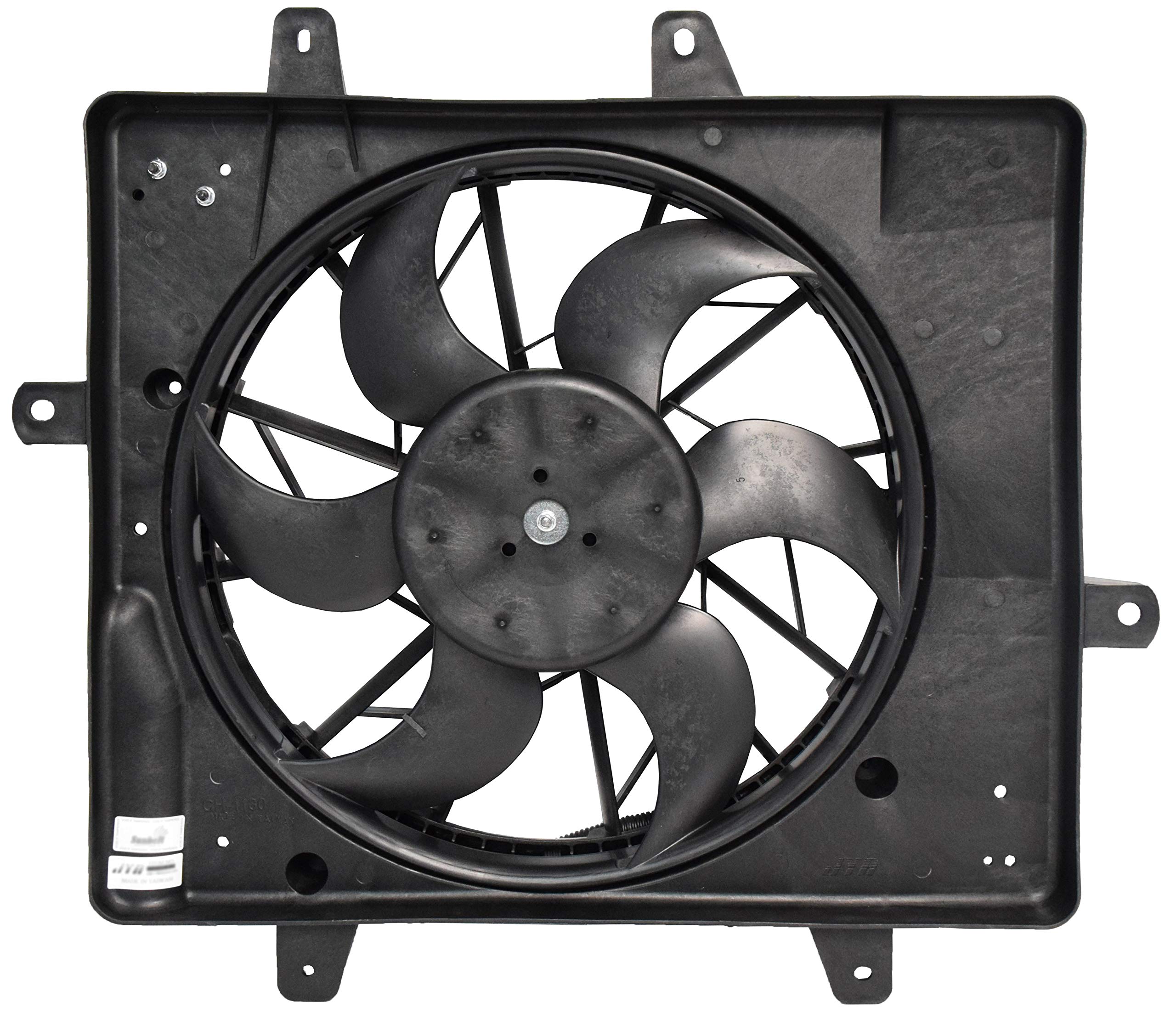 Amazon.com: Sunbelt Dual Radiator and Condenser Fan Assembly For 