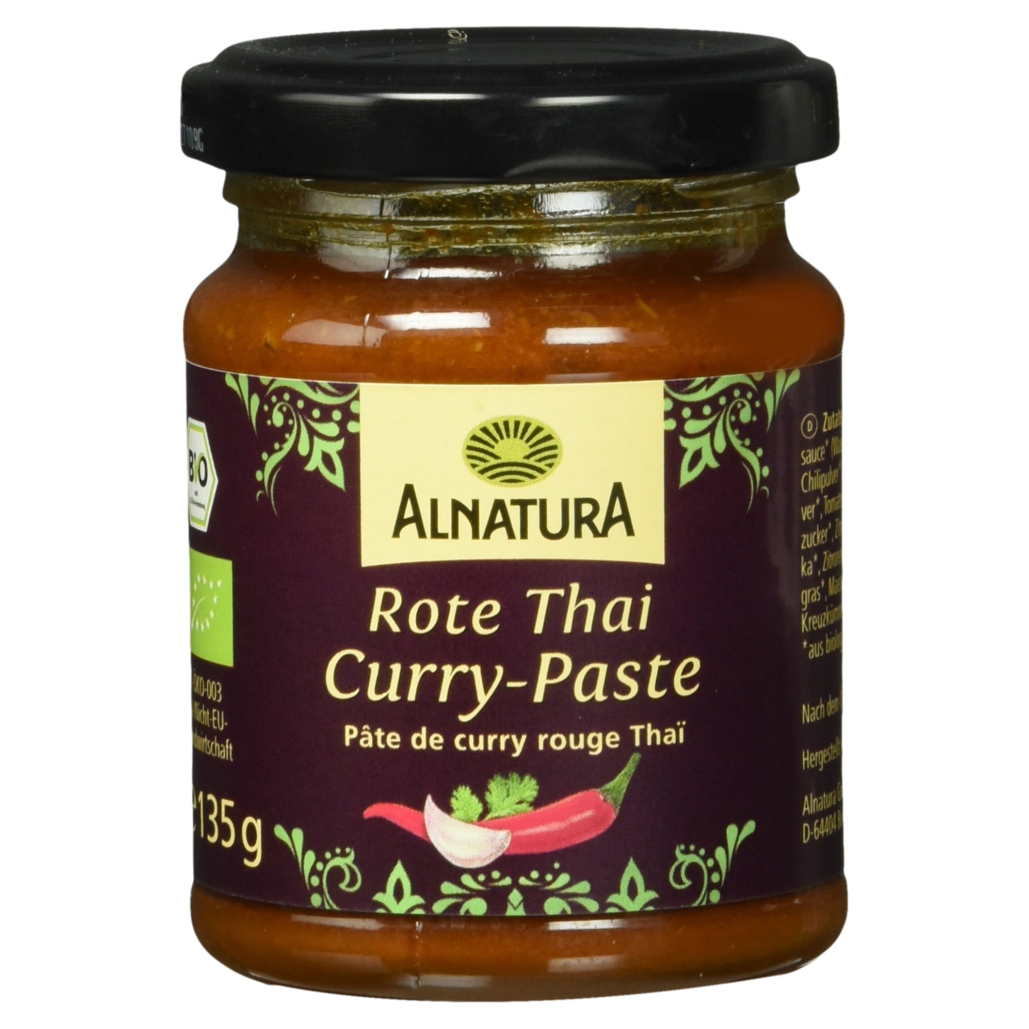 Alnatura Bio Rote Thai Curry-Paste, 135g