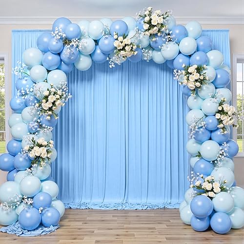 Paneles de cortina tipo telón de fondo marrón de 10 x 8 pies, sin arrugas, cortinas de fondo de fotografía de poliéster, suministros de decoración