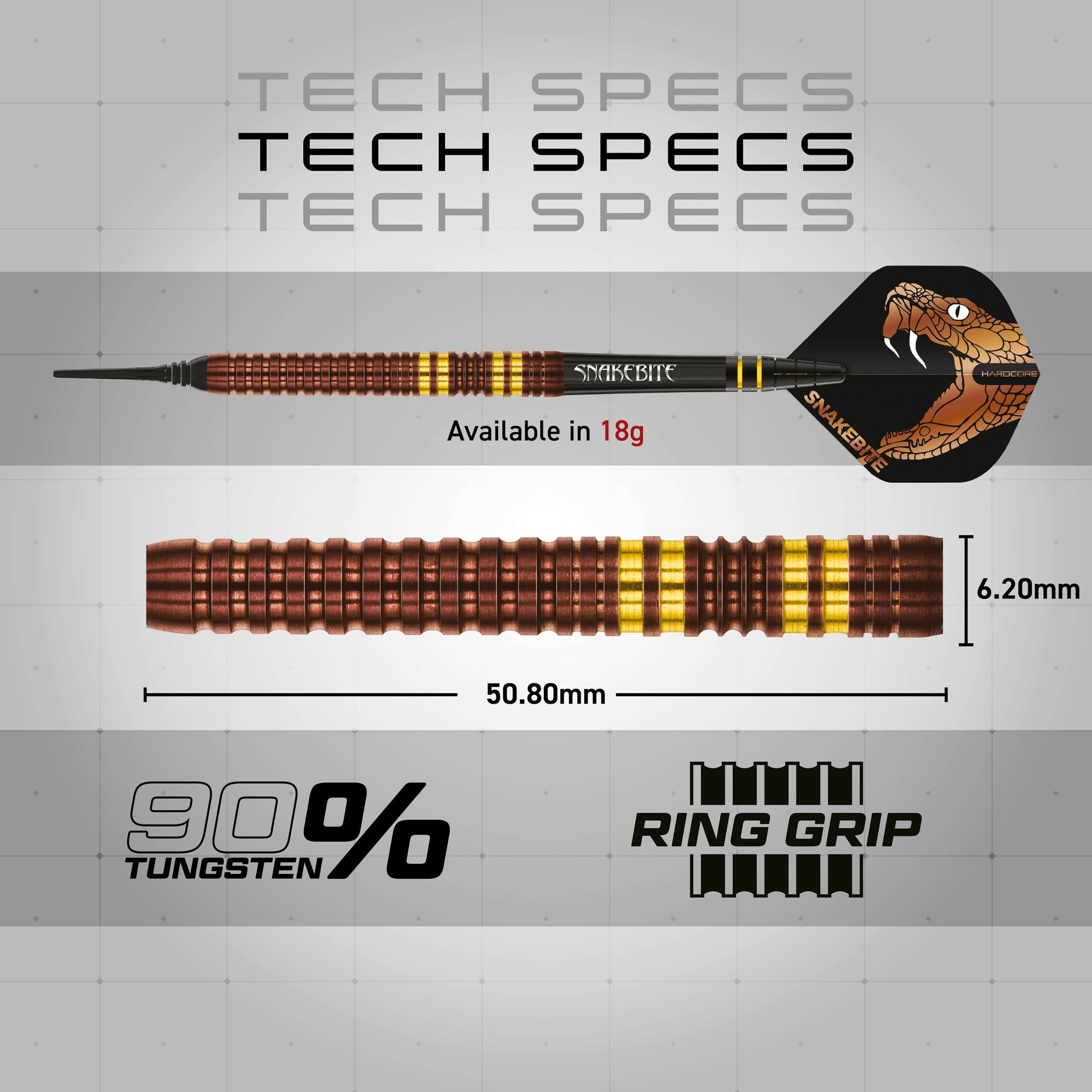【新品未使用】ハード　Peter Wright Copper Fusion ダーツ バレル Red Dragon Peter Wright Copper Fusion レッド