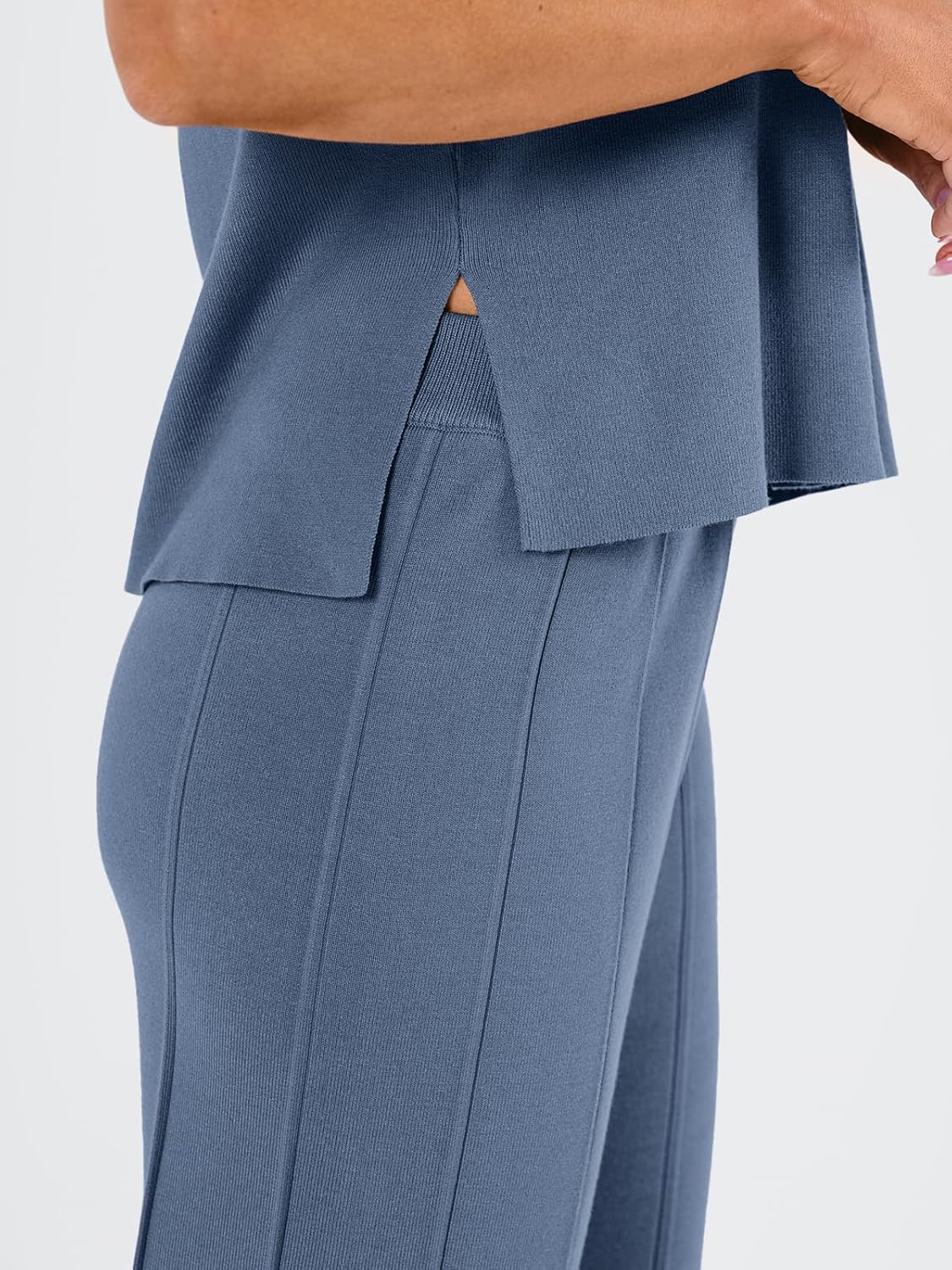 LILLUSORY 2 Piece Lounge Sets for Women Spring Vacation 2026 Summer Outfits Matching Two Pcs Knit Tracksuits Sweat Suits - Image 5