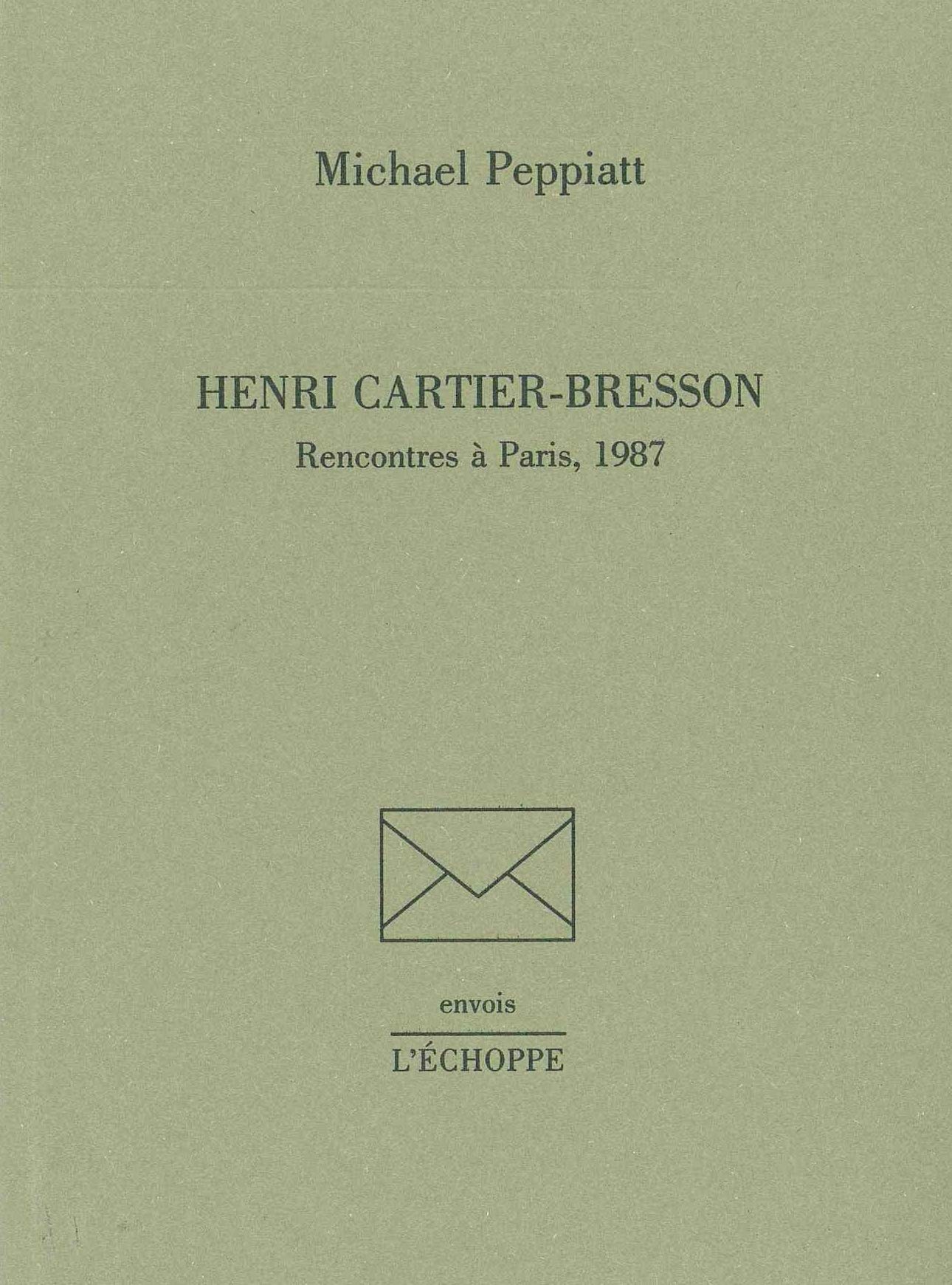 Henri Cartier-Bresson: Rencontres a Paris,1987