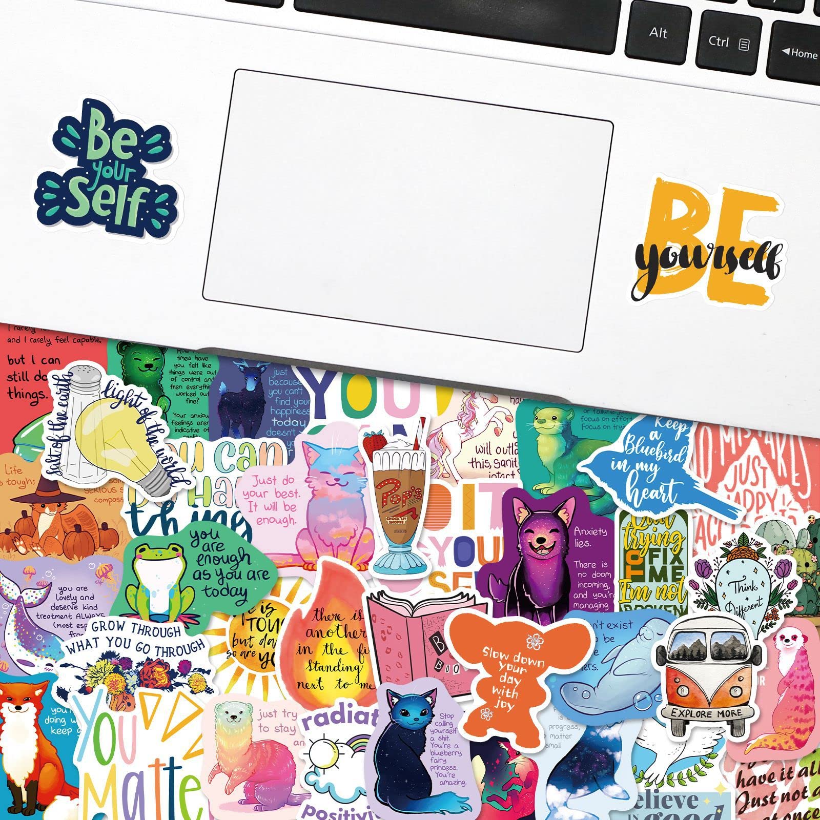 300Pcs Positive Inspirational Words Stickers Pack, Motivational Quotes Decals for Kids Teens, Adults, Schools, Rewards - Image 3