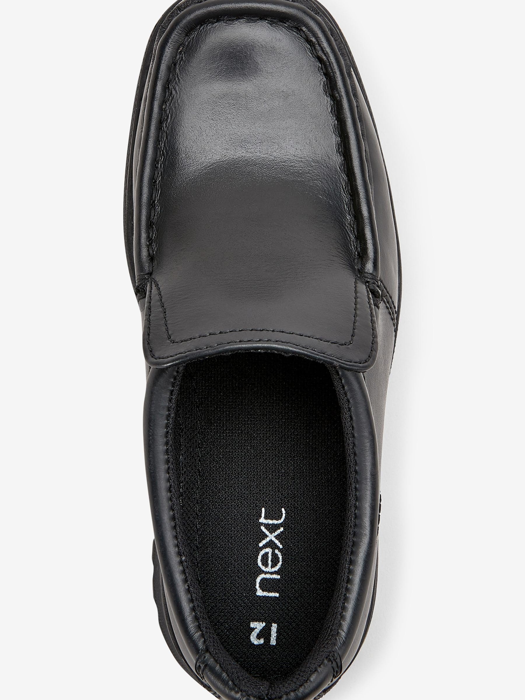 NEXT Niños Mocasines Escolares de Cuero