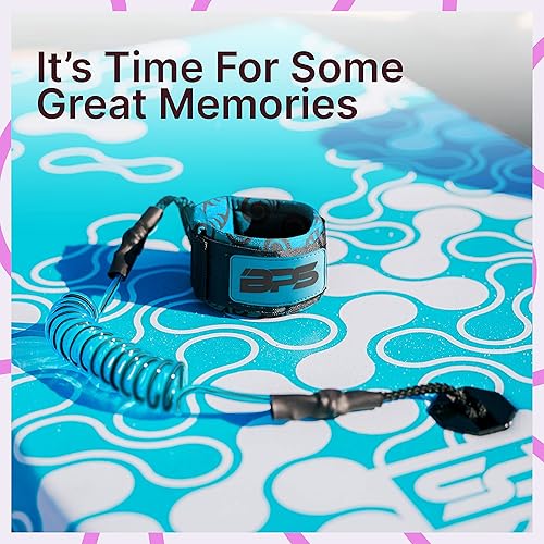 Miniatura 3 de BPS Nueva Zelanda 'Storm' - Correa de muñeca para bodyboarding en espiral de 4 pies con enchufe