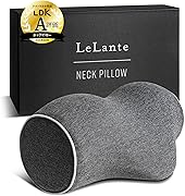 【雑誌LDK掲載】 LeLante 首 ストレッチ 首枕 ネックピロー 伸ばす 枕 男性 女性 ギフト 母の日 父の日 ダークグレー