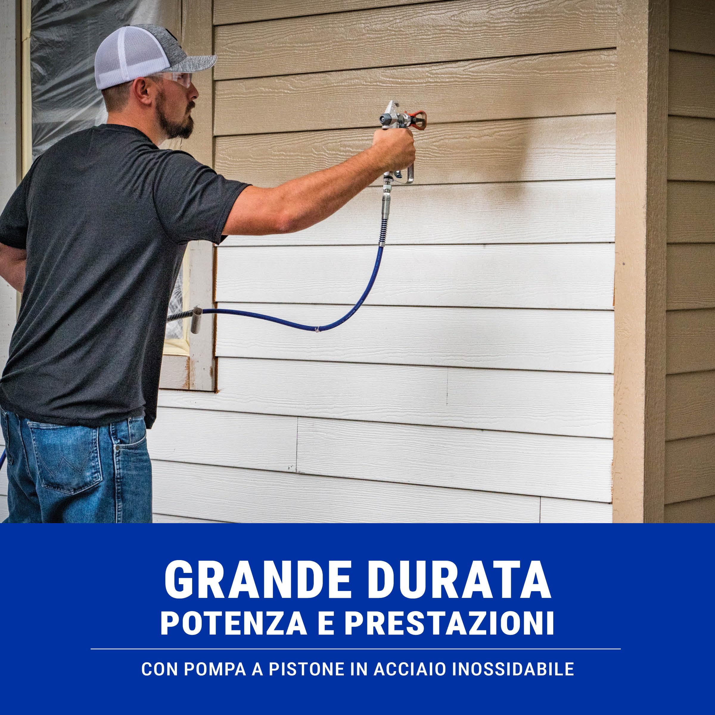 Magnum by Graco 17C245 A45 ProPLUS Spruzzatore di vernice airless, unità potente su ruote, per progetti domestici di grandi dimensioni (portata 1,17 l/min, pressione massima 207 bar)