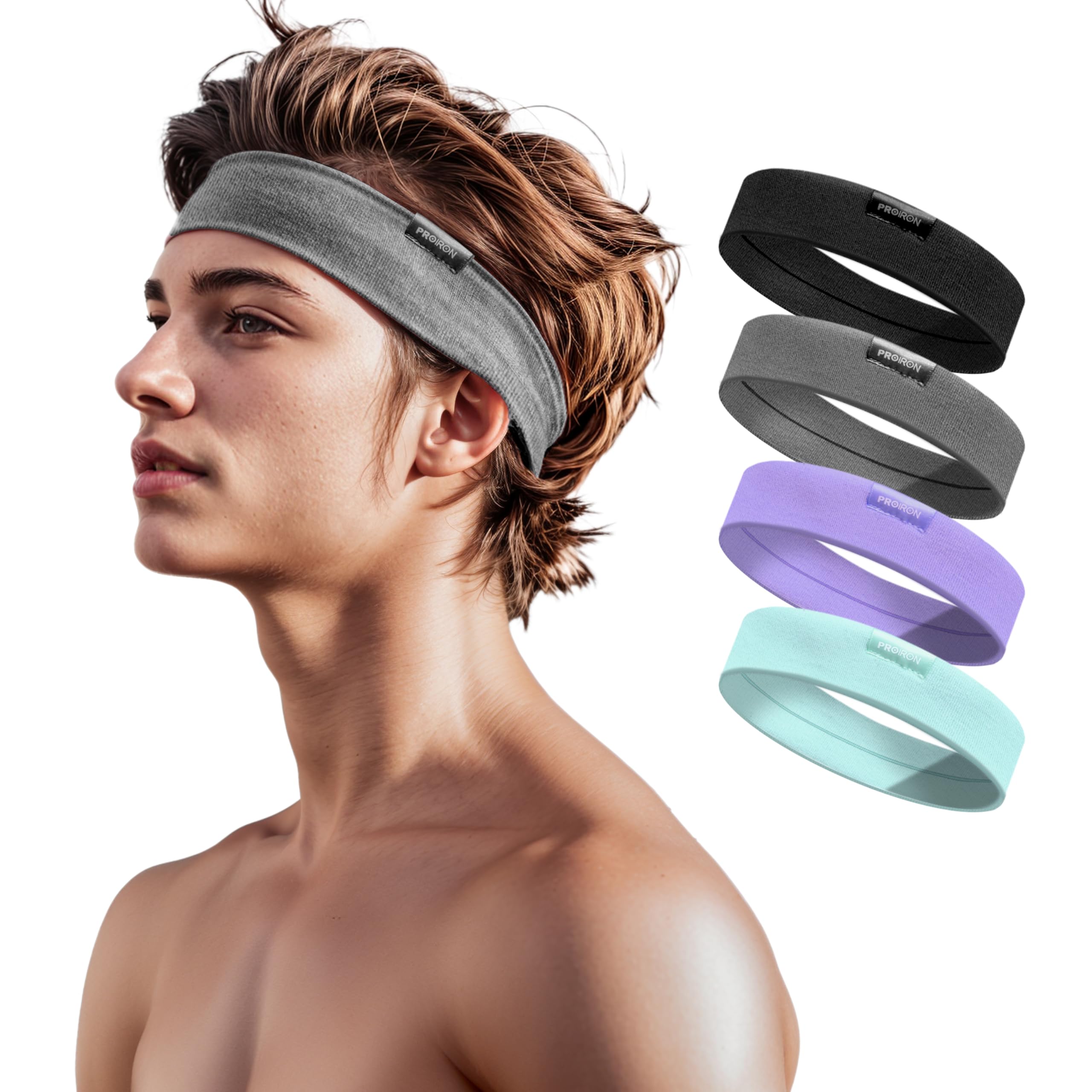 PROIRON Sweatbands Super Moisture Wicking