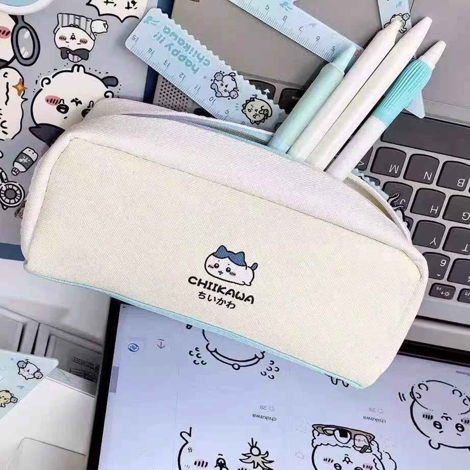 Amazon.co.jp: ちいさくてかわいいやつ ペンケース 筆箱 透明 大容量