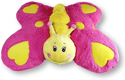 Miniatura 2 de Green Dragon Zoopurr Pets - Animal de peluche y almohada 2 en 1, tamaño grande 19 pulgadas, con ojos bordados; cojín expandible; peluche suave de