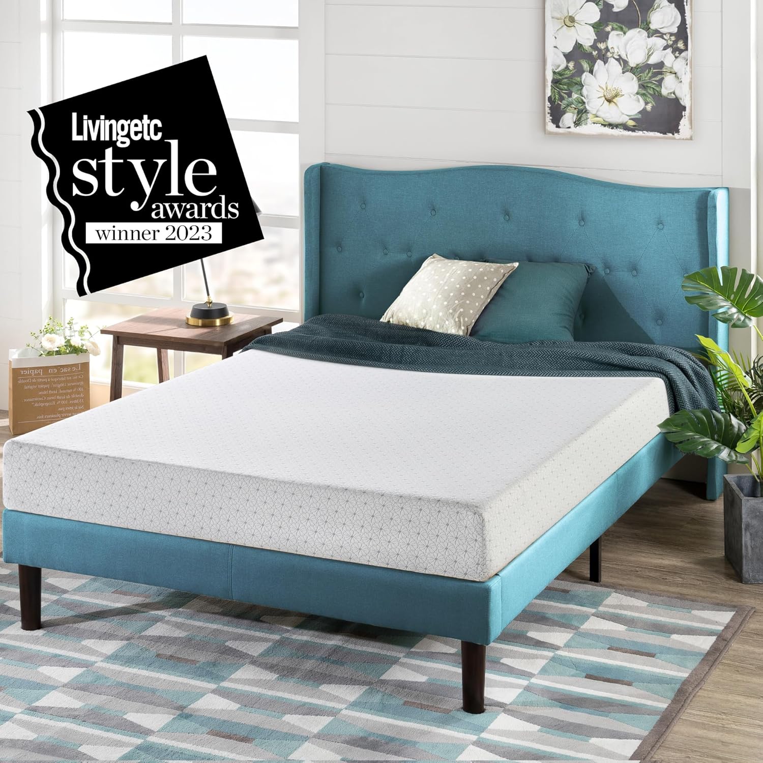 ZINUS Green Tea Memory Foam Mattress 7 Zone Adaptable Mattress