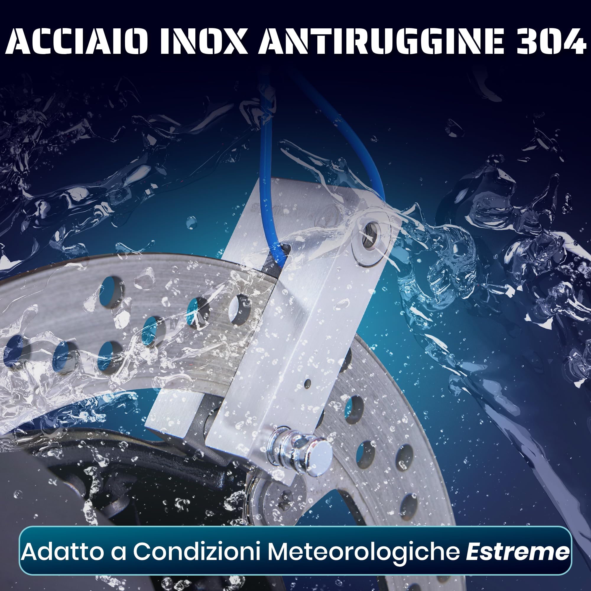 Magmaus® MBL04 Blocca Disco per Moto e Scooter Antifurto - Lucchetto Bloccadisco in Acciaio Inox 304 con Perno 10mm - Impermeabile Alta Sicurezza per Bici Elettrica e Moped, Anti-Trapano
