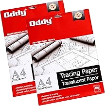 Oddy 95 GSM Tracing Butter Paper - 100 Sheets Pack
