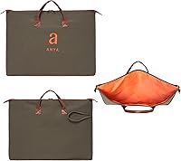 Vista 1 de ANYA Art portfolio bag, artist carrying case, storage bag for artwork, posters with zipper and handles, light weight art bag for professionals