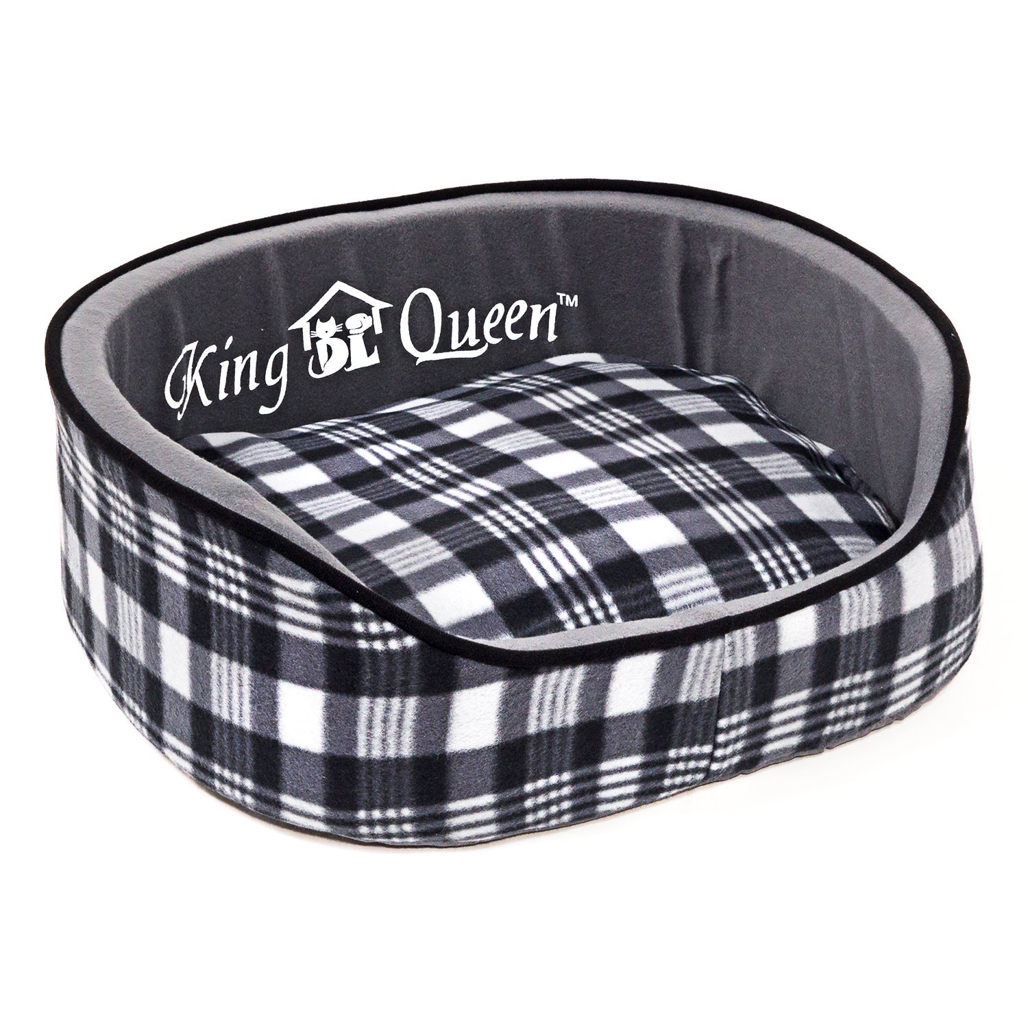 Dog Bed, Extra Comfortable with Raised Sides (20x16.6-inches)