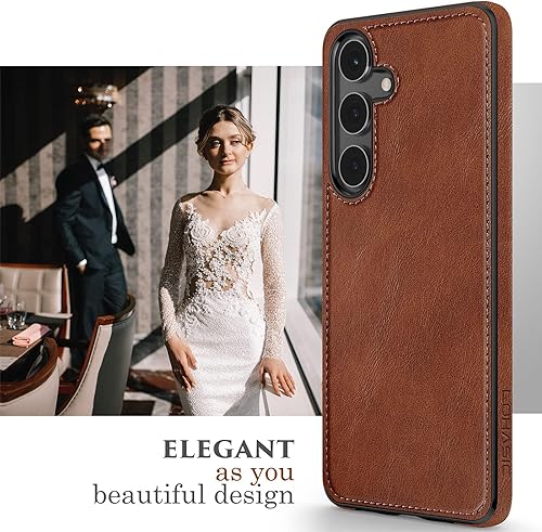 Miniatura 3 de LOHASIC Funda para teléfono Samsung Galaxy A14 5G, elegante funda de piel sintética con puntada retro vintage para hombres y mujeres, agarre