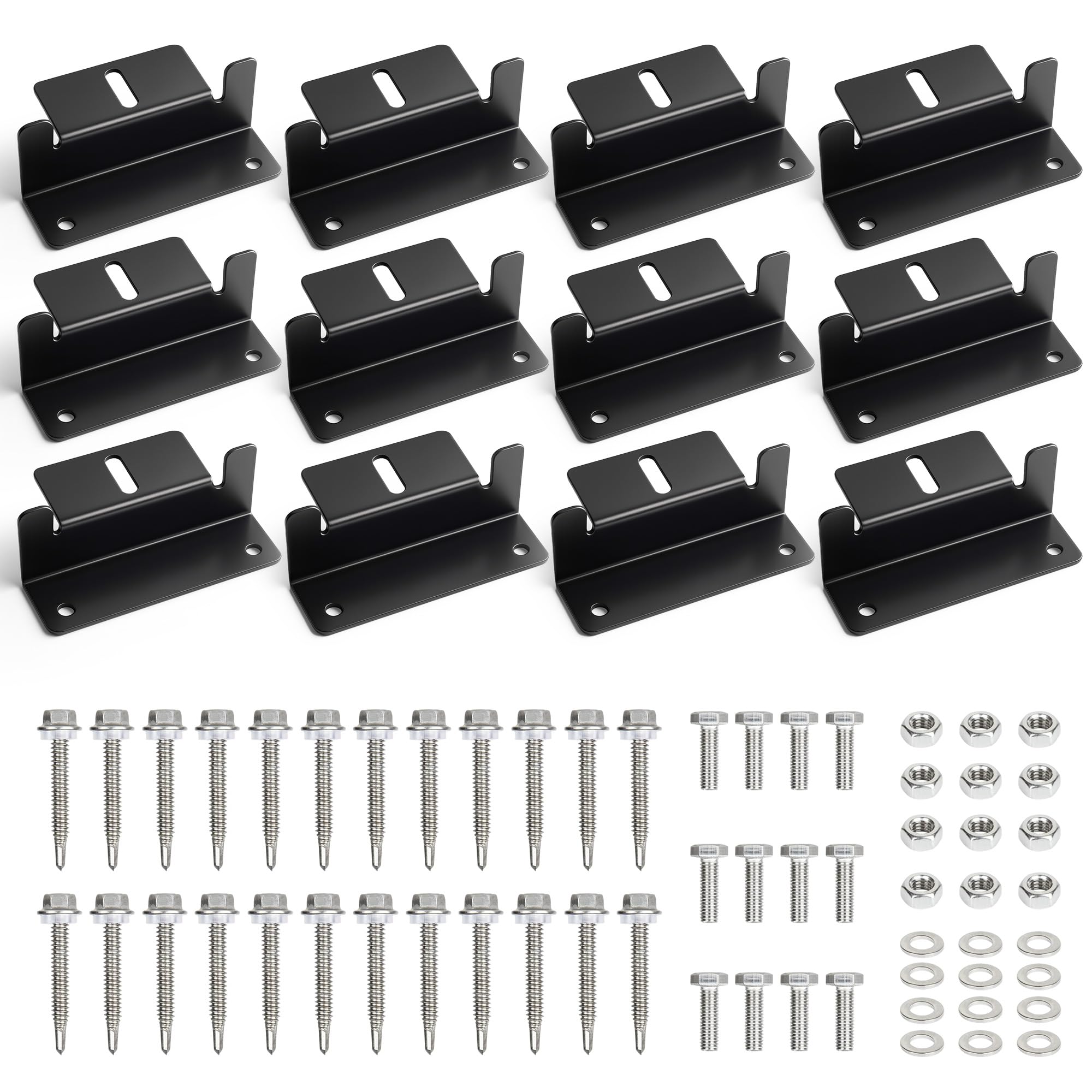 Support de panneau solaire Z et kit de montage avec vis pour bateau
