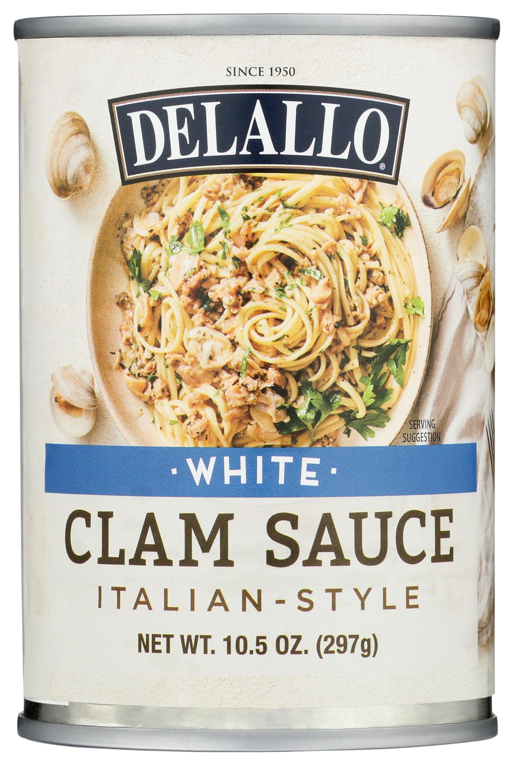 DELALLO CLAM SAUCE WHITE 10.5 OZ