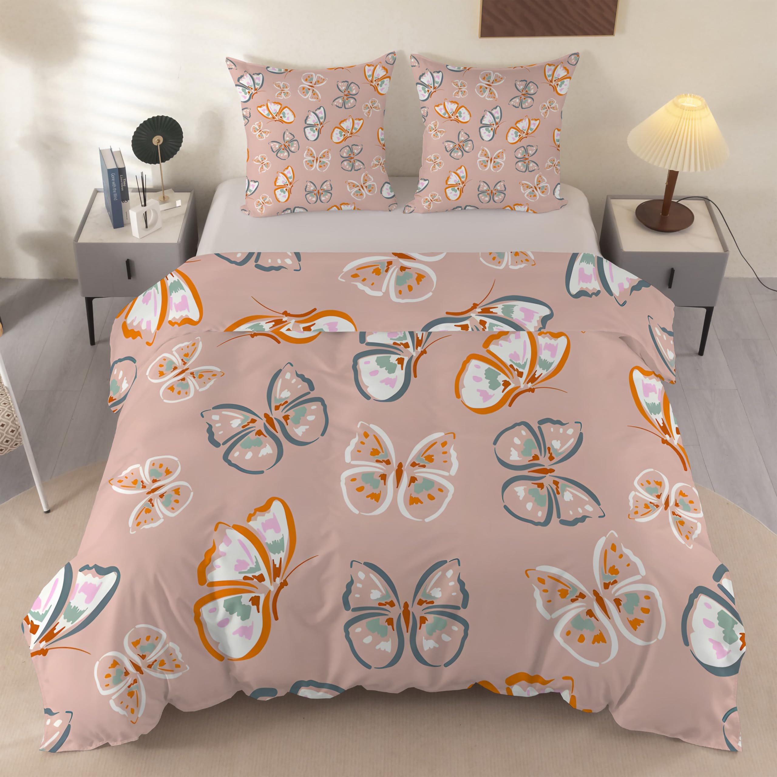 Housse de couette 240 x 260 papillon pour des nuits douces