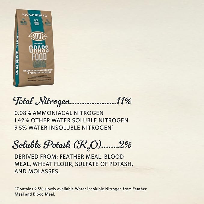 Fertilizante Natural para Césped Scotts 12.72 lb miniatura 10